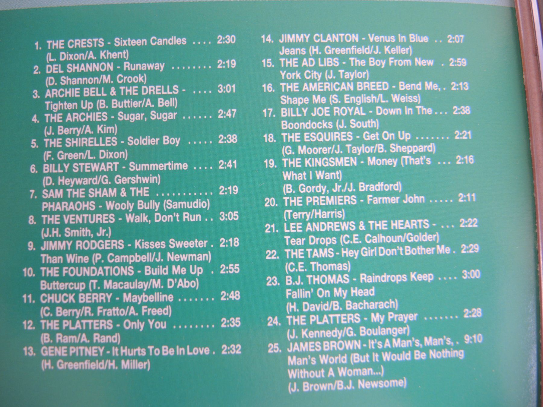 CD: 2 CD s Super Oldies Vol.1+2 Original Artists – Usato da Rorschach venduto da maeck8 2