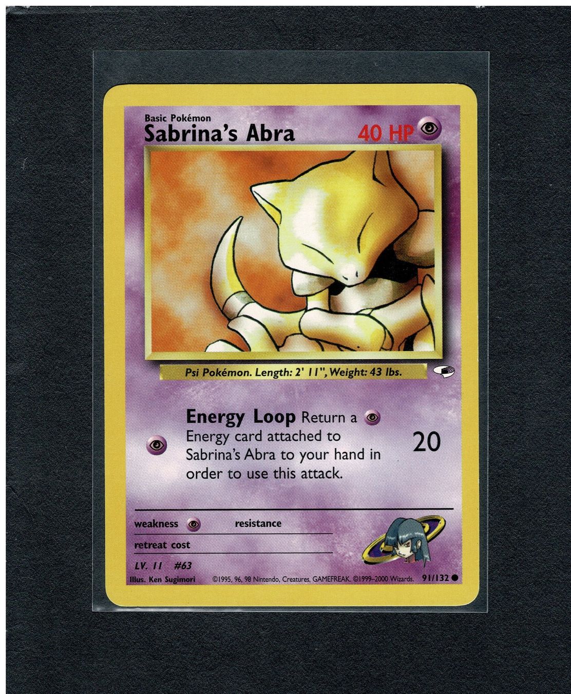 Pokémon Carte collezionabili: Sabrina's Abra - Gym Heroes – Usato da Giubiasco venduto da rude01