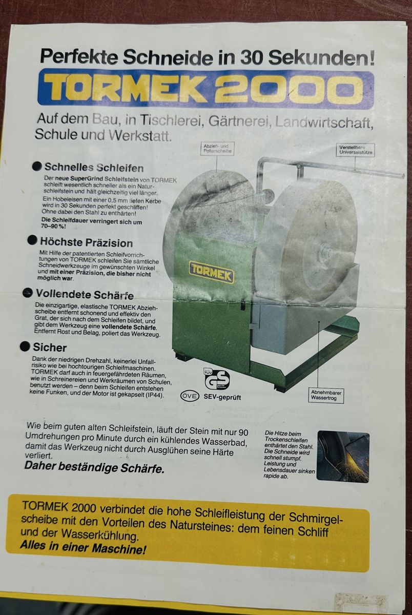 Aiguiseuses & polisseuses: Schleifmaschine  – D'occasion à Oberbuchsiten par Schmbe 4