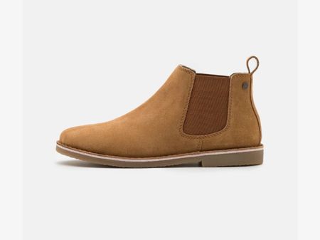 JACK & JONES HERREN SLIPPER BUSINESS SCHUHE STIEFEL 43 BRAUN