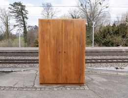 Mid-Century Kleiderschrank mit Spiegel