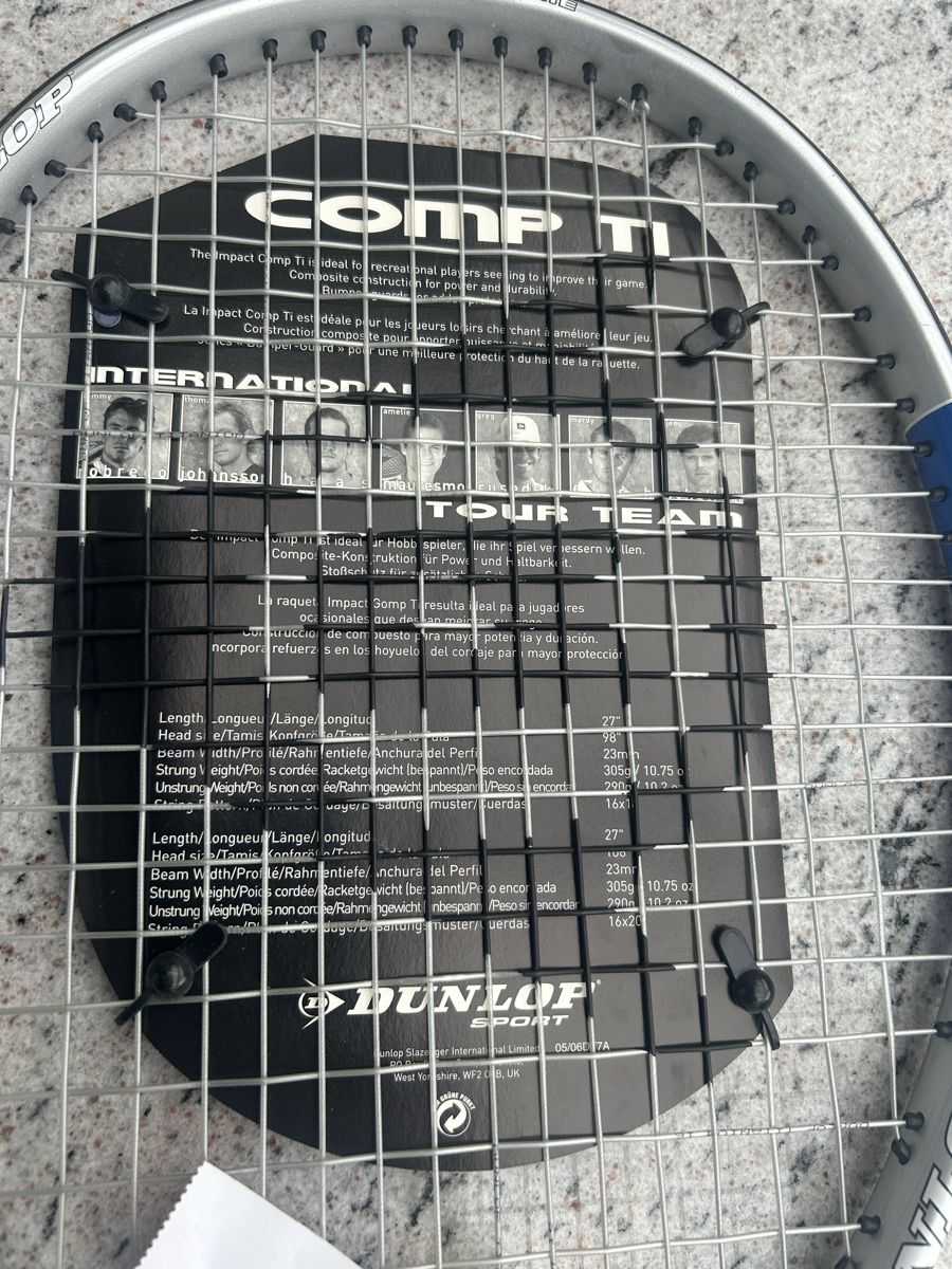 Dunlop Raquettes: Tennisschläger  – Neuf avec emballage d'origine à Zufikon par Michu11 3