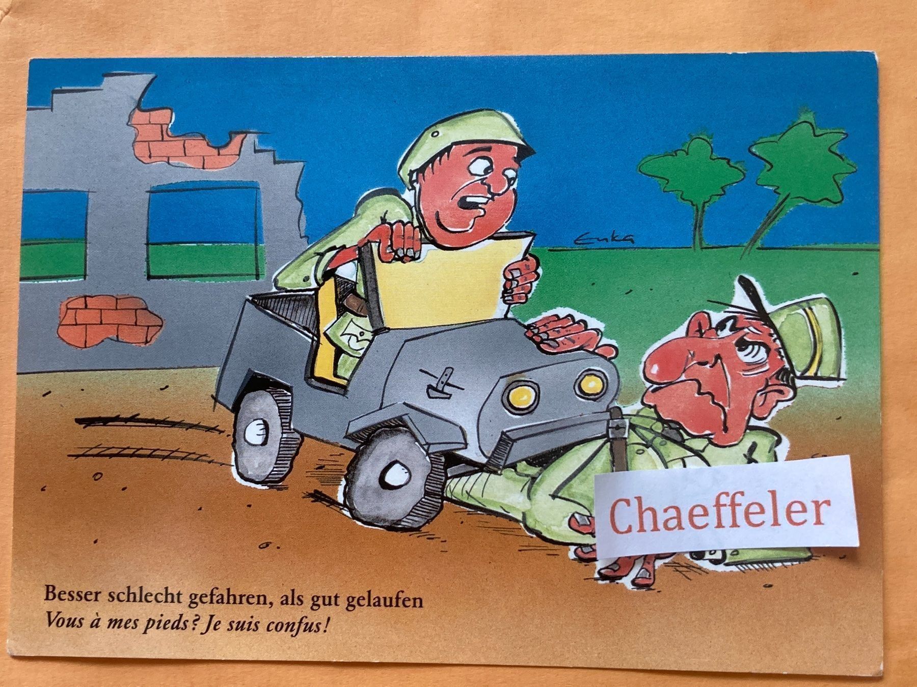 Cartoline postali: Feldpost Kaserne 5620 Bremgarten – Usato da Zürich venduto da Chaeffeler