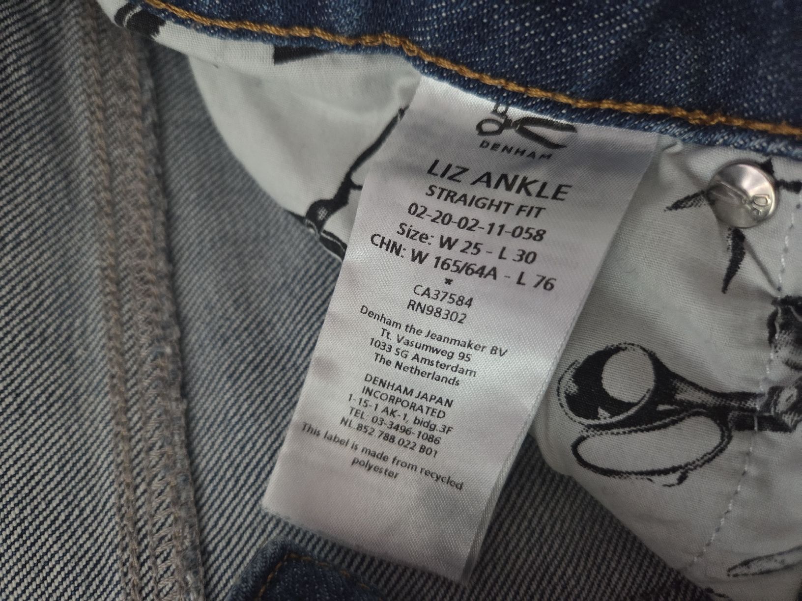 Jeans: original Denham jeans 7/8 gr.25/ L30 – Usato da bellinzona venduto da zeus6535 3
