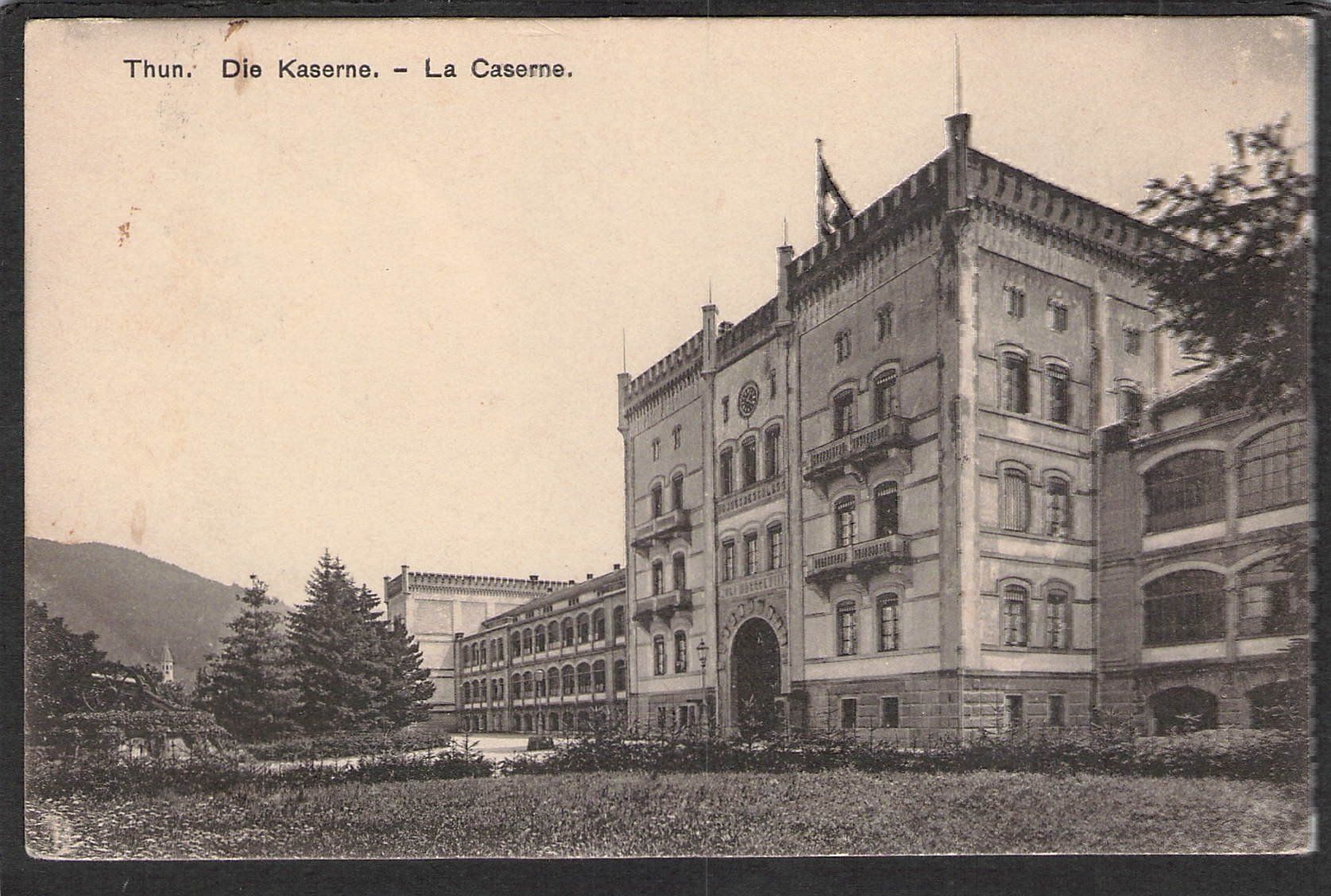 Cartoline postali: AK Thun Kaserne , 1916 – Usato da Reichenburg venduto da Pipo-67