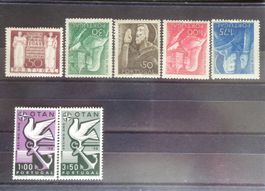 PORTUGAL: Des timbres neufs **/*, 1946–1969, 4 photos