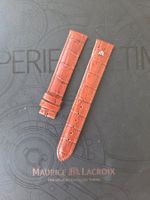 Maurice Lacroix Uhrenarmband aus Leder Braun (18 mm) - Neu