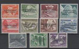 ONU (D VII) kmpl. Satz Nr. 1-11 ** Katalogwert: 55.00 CHF