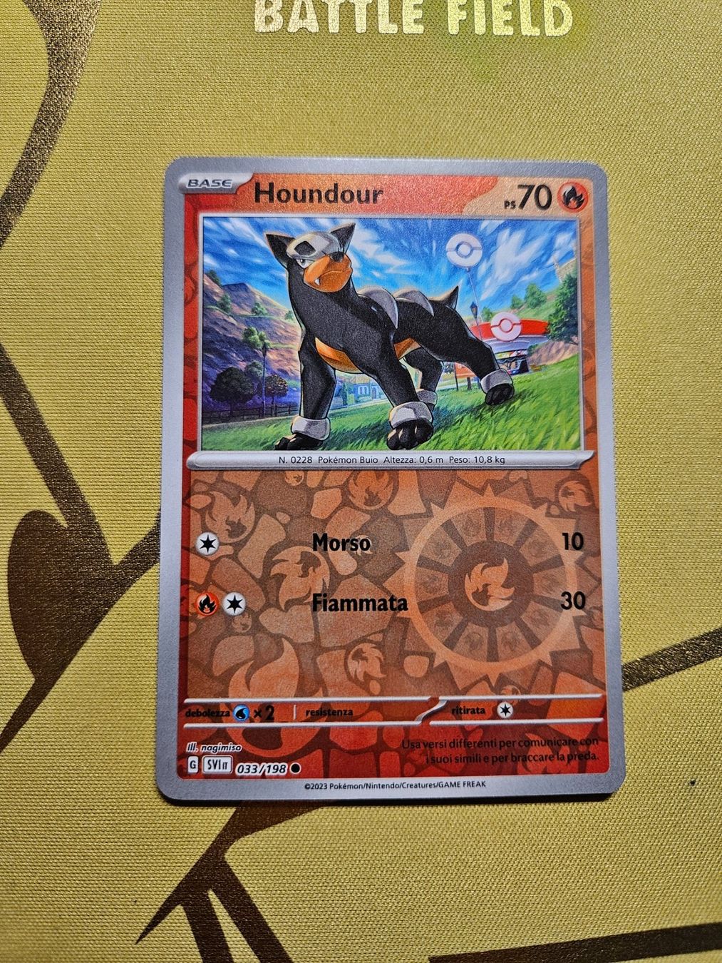 Pokémon Carte collezionabili: Scarlet & Violet - Houndour – Usato da Bellinzona venduto da Pokemarco