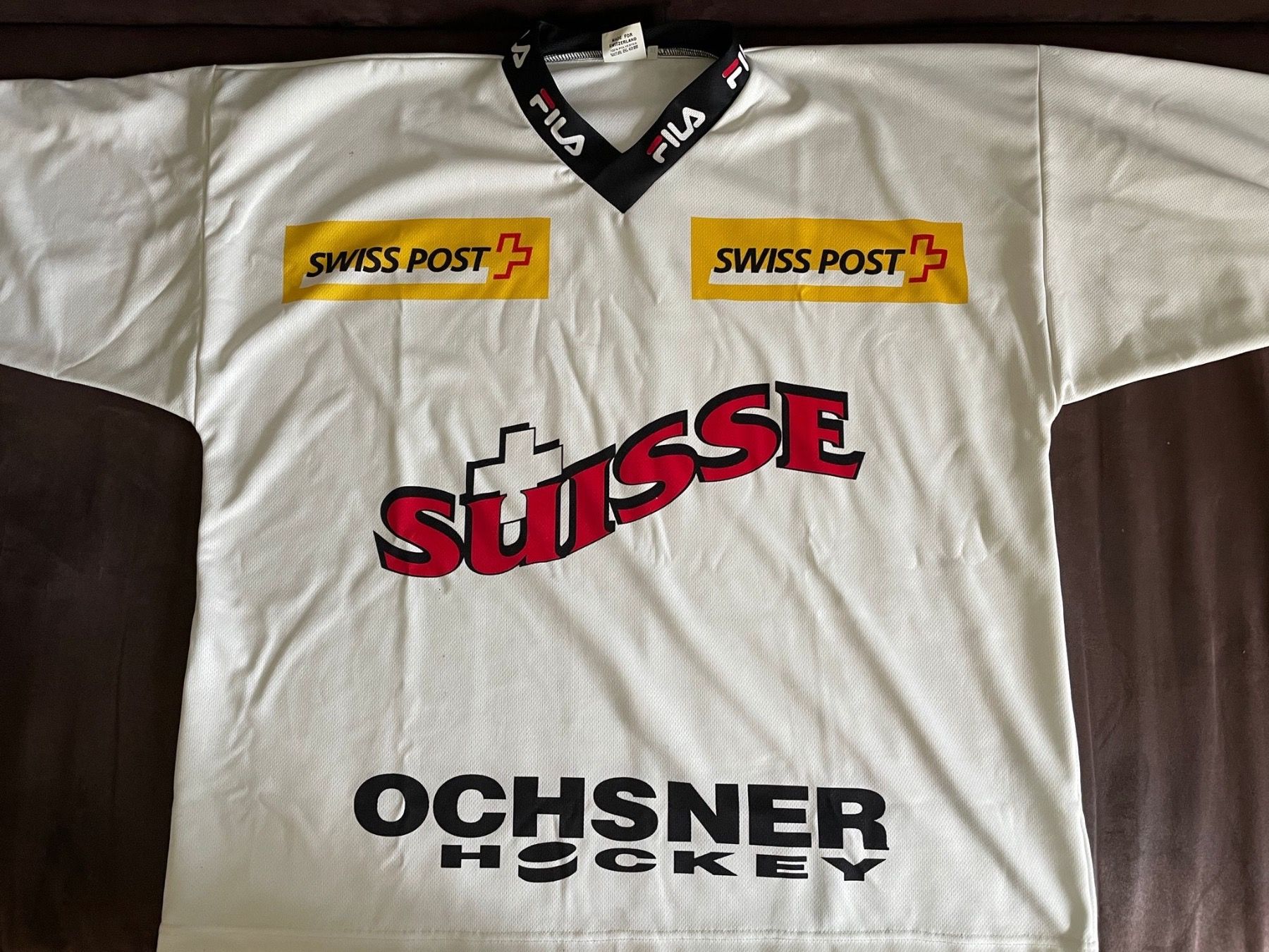 Canottiere & Pantaloni: Eishockey Trikot Schweiz – Nuovo (secondo la descrizione) da Luzern venduto da Banane1901