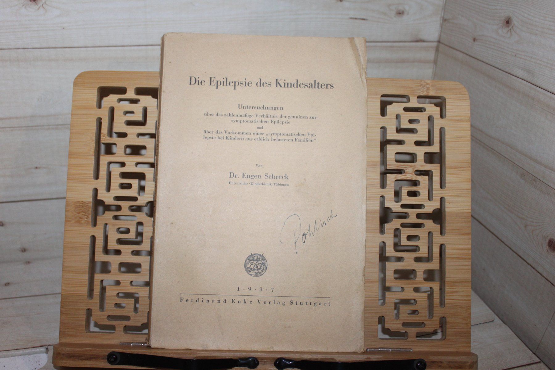 Libri: Die Epilepsie des Kindesalters - Eugen Schreck 1937 – Usato da Kaden venduto da Buchantiquariat