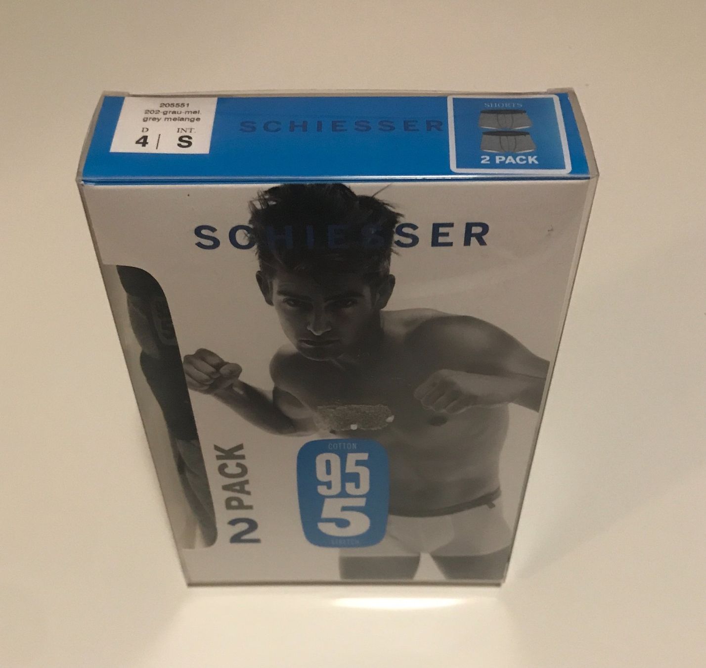 Biancheria intima: Unterwäsche Schiesser 2er Pack; Grosse S; Originalverpackung – Nuovo e nell'imballaggio originale da luzern venduto da ARNI. 3