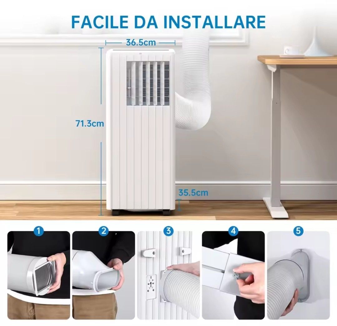 Condizionatori: Mobile Klimaanlage 9000 BTU – Nuovo e nell'imballaggio originale da Winterthur venduto da Deins_8j77 4