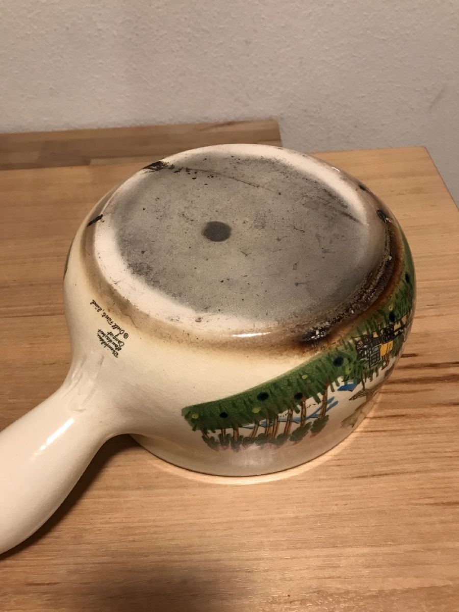Padelle: Rheinfelder Keramik, Caquelon SCHELLEN-URSLI, 20cm – Usato da Zürich venduto da Pizza03 4