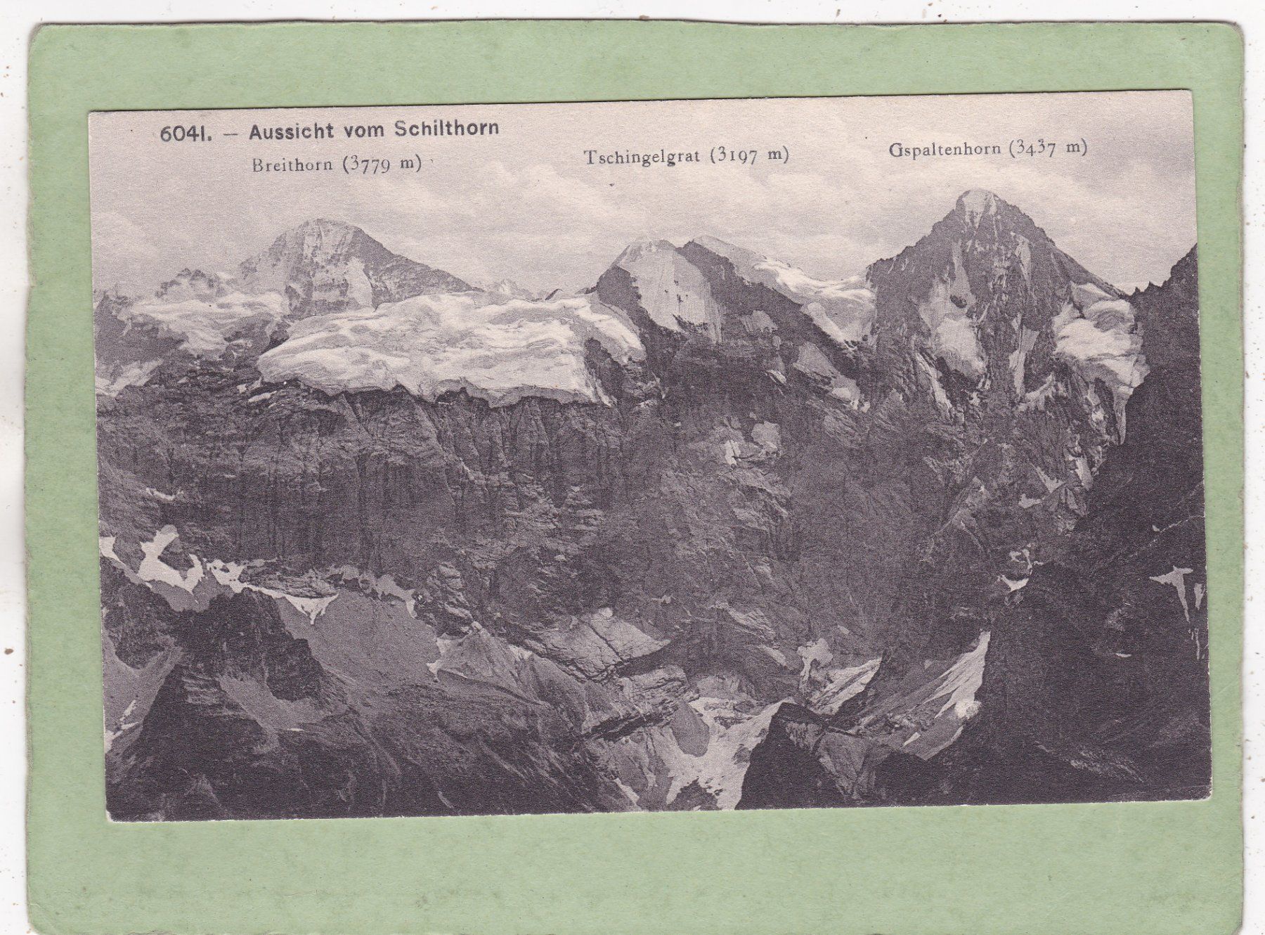 Cartoline postali: Aussicht vom Schilthorn – Usato da Herisau venduto da Lisegrat2008