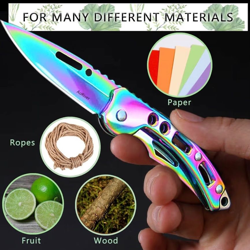 Couteaux de poche: Klappmesser/Sackmesser regenbogenfarben – Neuf avec emballage d'origine à Basel par Seifehuesli 7