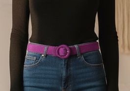 Ceinture Grace & Mila Violette — Taille Unique — Neuve
