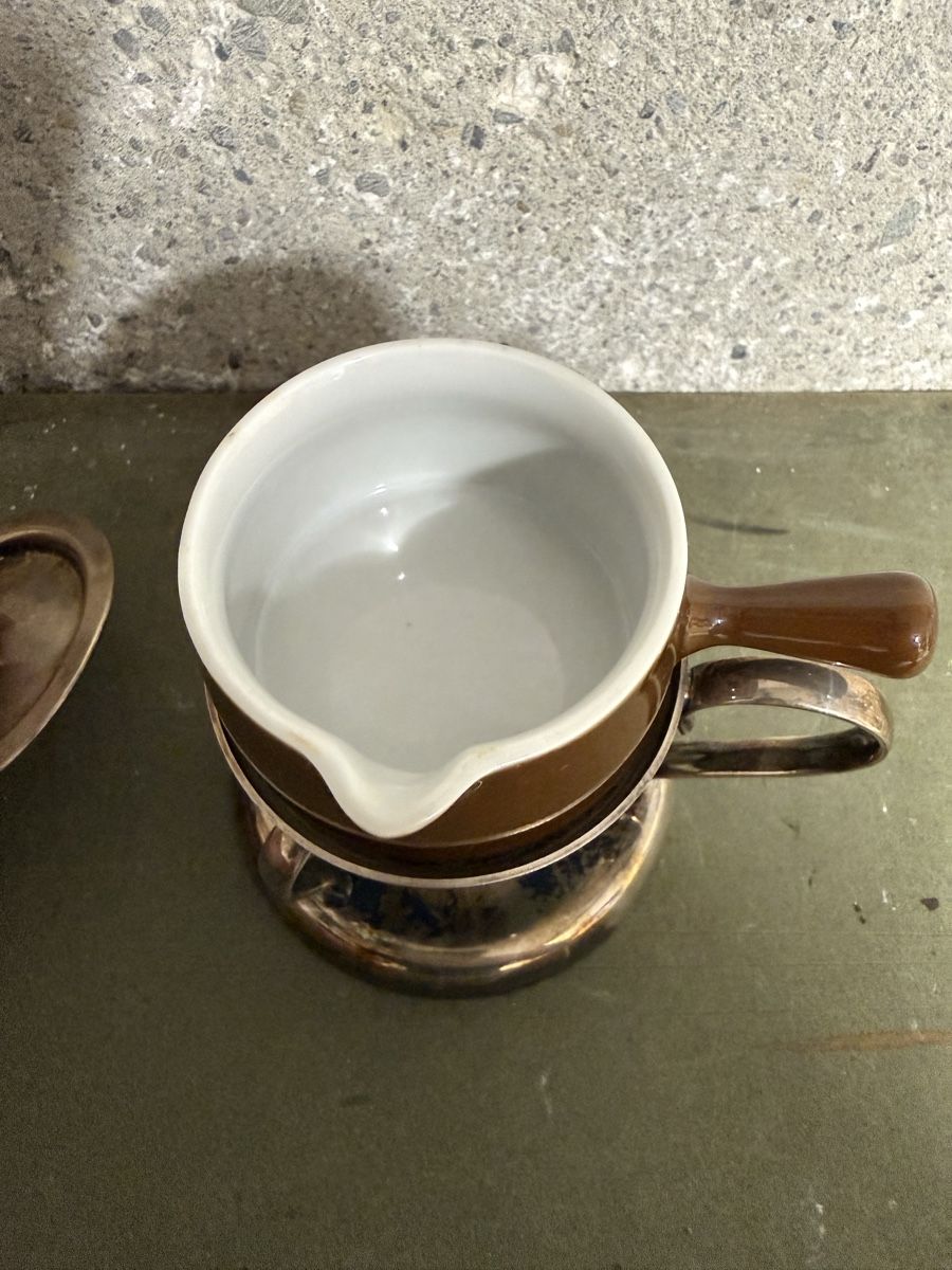 Pfannen: Butterpfännchen Rechaud-Set – Gebraucht aus Birmenstorf AG von Pat_roll. 1