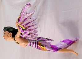 Fliegender Engel aus Holz 40cm, handgearbeitet
