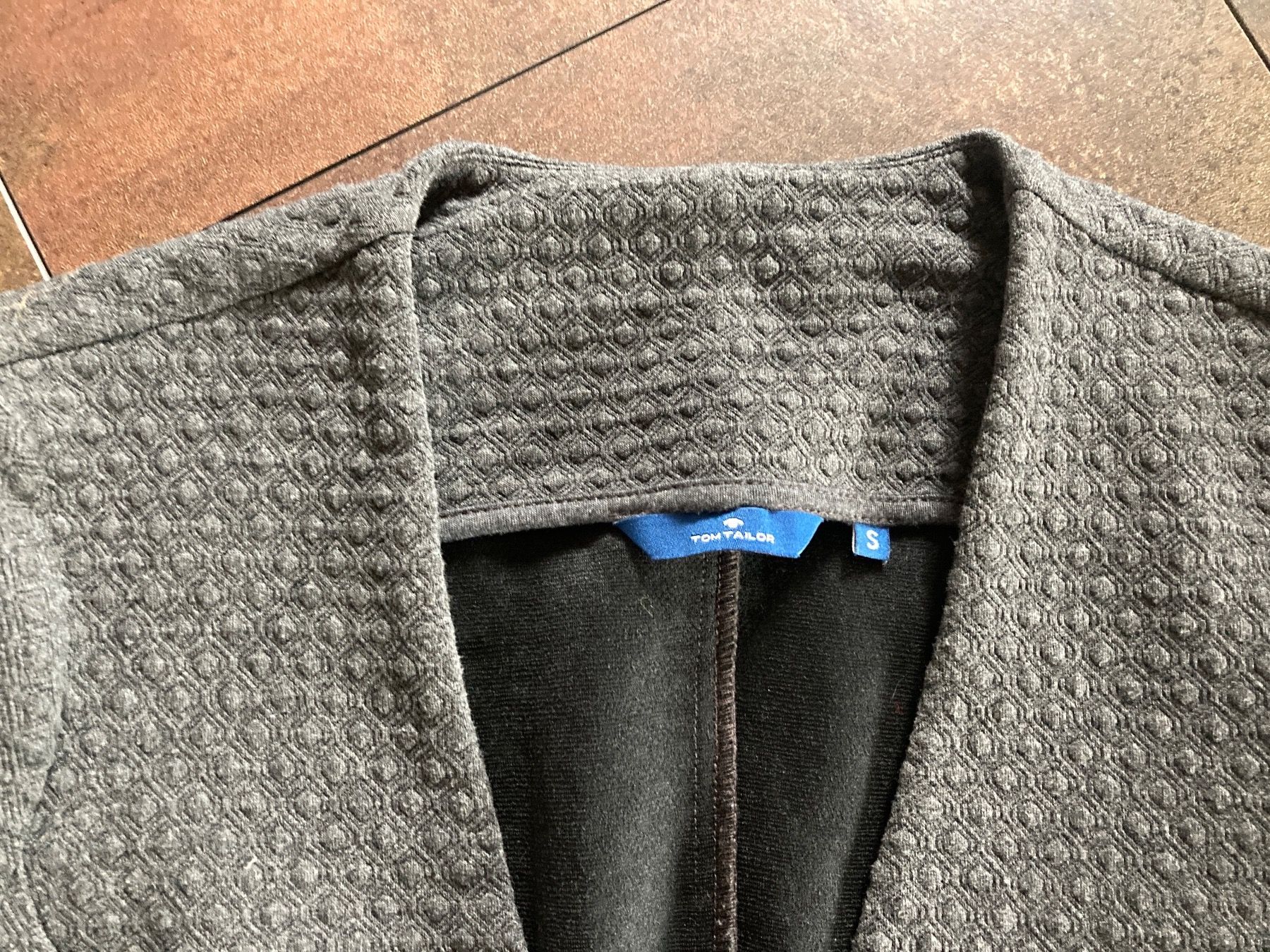 Tom Tailor Giacche: Sweatshirt Blazer Tom Tailor, Anthrazit, S – Usato da Schaffhausen venduto da Minzli380 1