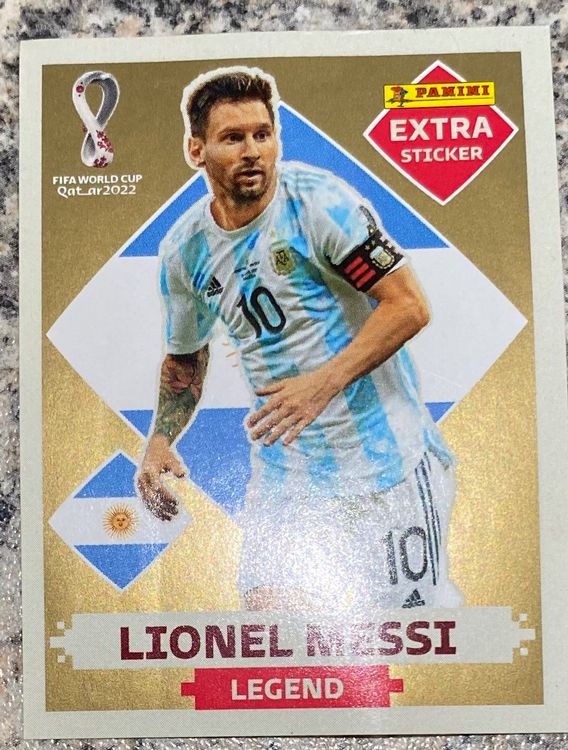Panini extra Sticker Messi GOLD (Gebraucht) in Arlesheim für CHF 102 ...
