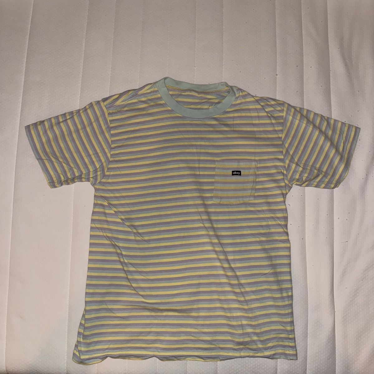 Obey T-Shirts: OBEY STRIPED T-SHIRT – Neu (gemäss Beschreibung) aus Zürich von scrym