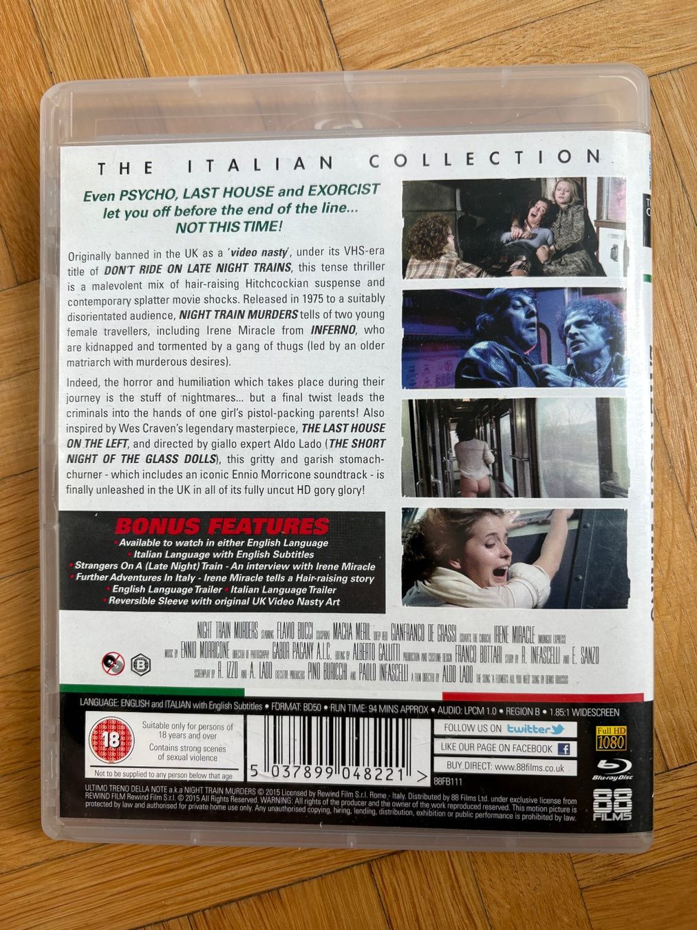 Alle DVDs: Night Train Murders - mit Booklet - Blu-ray – Neu (gemäss Beschreibung) aus Zürich von Malcom 3