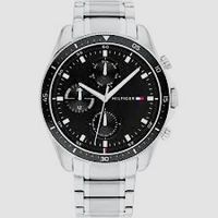 TOMMY HILFIGER Montre Parker 1791835, cadran noir, quartz