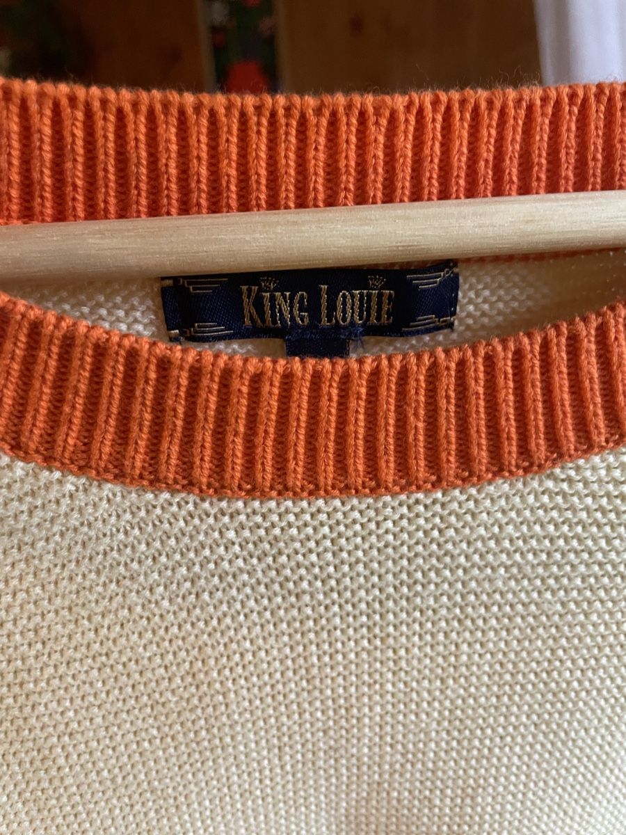 King Louie T-shirt: King Louie Strickshirt bunt Gr. M – Usato da Wabern venduto da soma.83 2