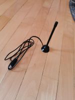 Antenne schwarz mit Kabel und Stecker funktionsfhig