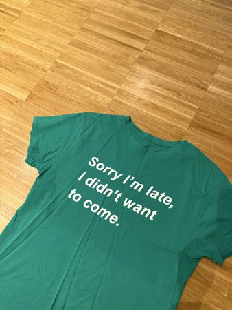Green sarcastic T-shirt