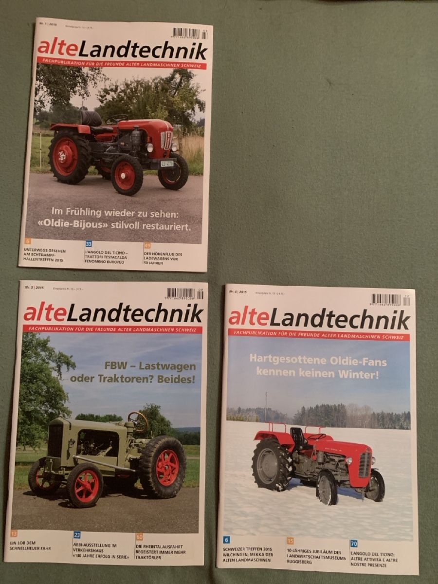 Riviste & Magazine: Alte Landtechnik 2015 – Usato da Niederönz venduto da and_v5z7