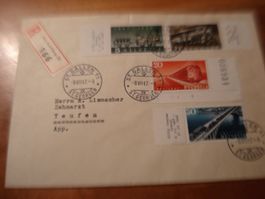 Satzbrief 100 Jahre Eisenbahn 1947, o Tag vor ET, St Gallen