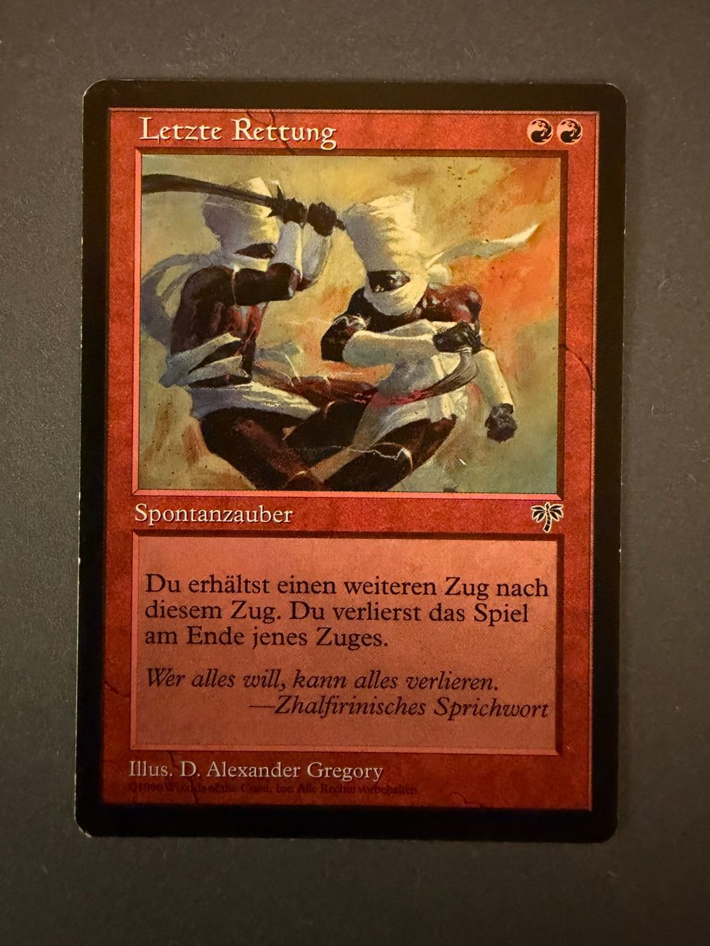 Magic The Gathering Carte collezionabili: Letzte Rettung // Mirage // Trugbilder // Magic – Usato da Binz venduto da Tempelritter