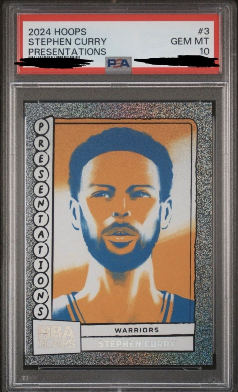 Nba Carte collezionabili: 2024 NBA Hoops Stephen Curry #3 Presentations PSA 10 – Usato da St. Gallen venduto da purrkemon