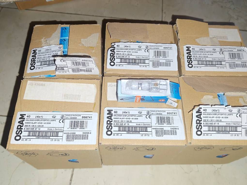 Osram Lampes: 280 Osram Halogen 64663 HLX 006741 – Neuf avec emballage d'origine à Uster par electro011