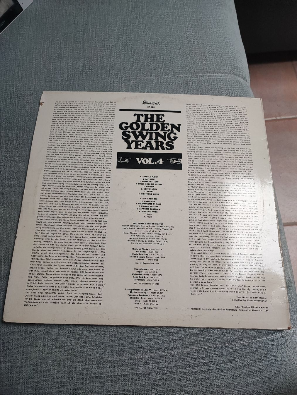 Dischi in vinile: the golden swing years vol 4 – Usato da Vullierens venduto da Saway 1