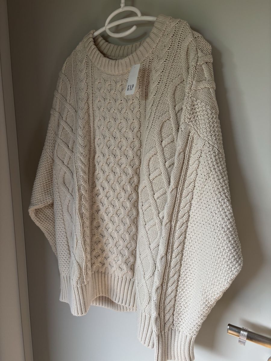 Gap Maglioni & Felpe: Gap Cableknit Sweater creme M – Nuovo e nell'imballaggio originale da Winkel venduto da Zimtguetzli 2