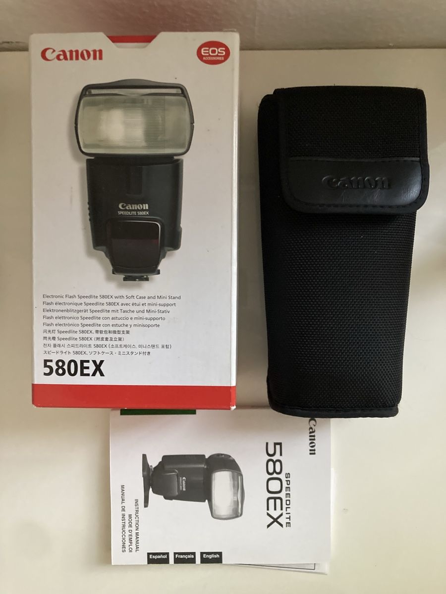 Canon Flashs: Canon Speedlite 580 EX Blitzlicht Electronic Flash – D'occasion à Rombach par polymerase01 9