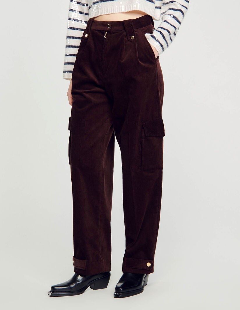 Sandro Pantaloni: SANDRO - CARGOHOSE - CHOCOLAT Orginalpreis 325.- – Nuovo e nell'imballaggio originale da Zürich venduto da luxuryoutlet1 3