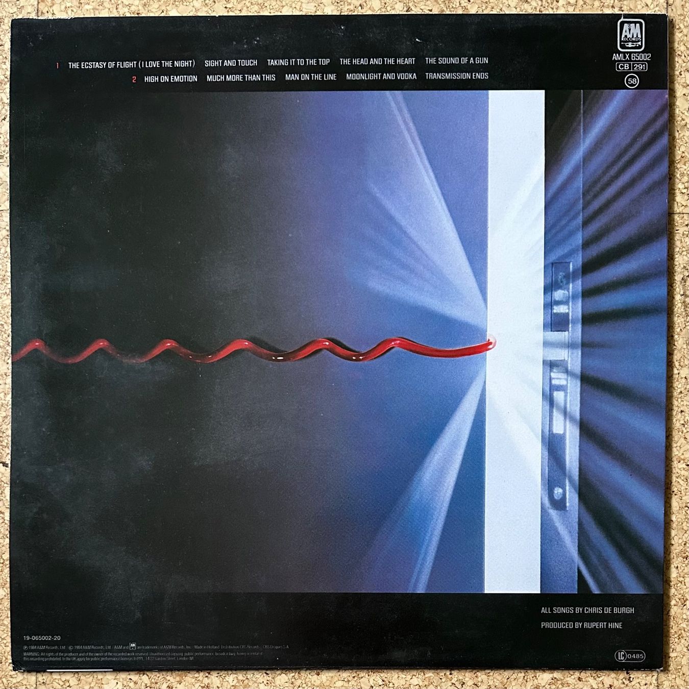 Dischi in vinile: LP - Chris De Burgh - Man On The Line – Usato da Breganzona venduto da Onairda75 1