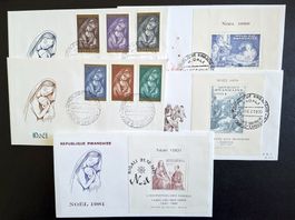 Ruanda Serie FDC und Maxikarten Weihnacht