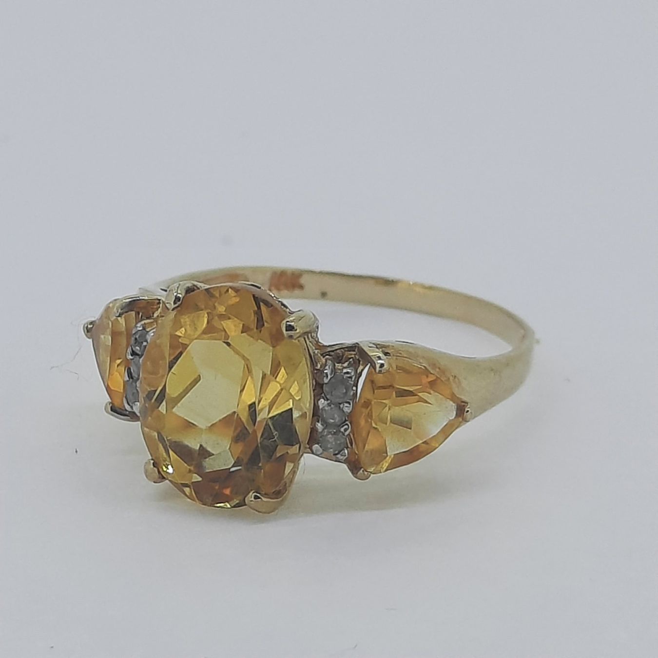 Bagues: Stillvoller Ring mit edlem Citrin Edelsteinen – D'occasion à Unterägeri par Altgoldschmuck 2