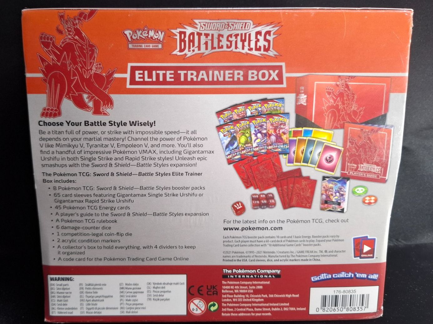 Pokémon Carte collezionabili: POKEMON BATTLES STYLES SWORD&SHIELD ELITE TRAINER BOX engl – Nuovo e nell'imballaggio originale da Schlieren venduto da Alena020_0 6