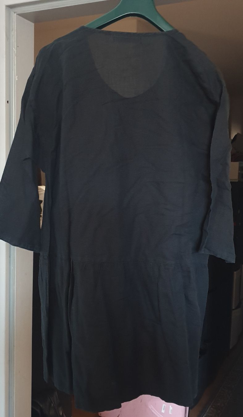 Gudrun Sjöden Camicette: Gudrun Sjöden Leinen-Longbluse Gr. L – Usato da Frenkendorf venduto da Moon111 3