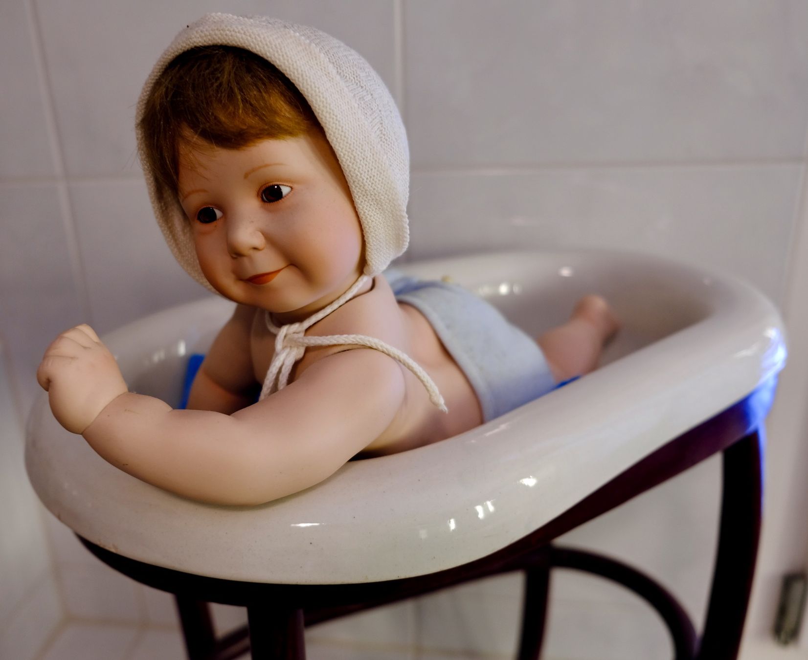Giocattoli: Spielzeug Badewanne inkl.Puppe – Usato da Kleinlützel venduto da Schatzkiste_Laufen 2