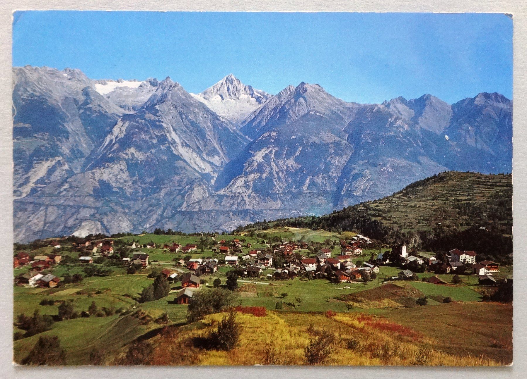Cartoline postali: Unterbäch 1221 m – Usato da Fétigny venduto da Billy2miny
