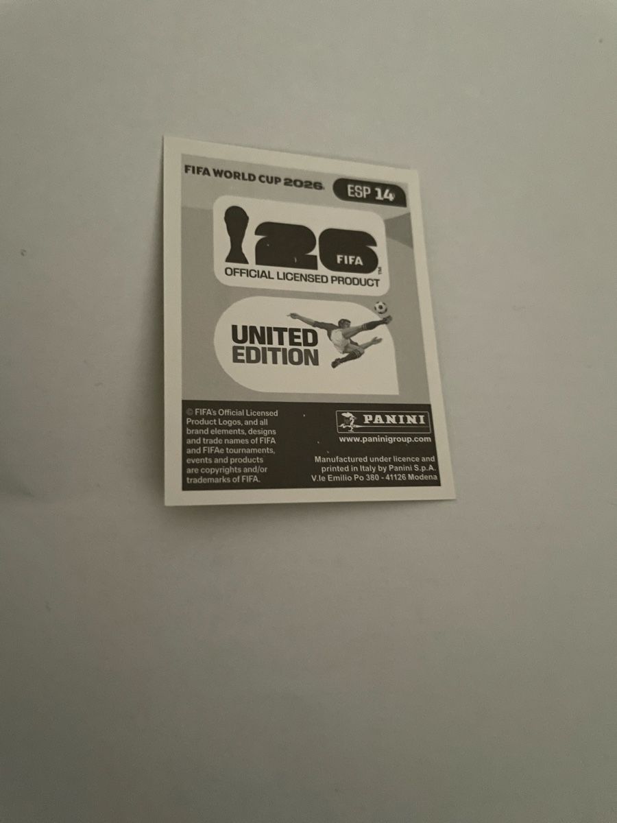 Panini Carte collezionabili: FIFA WM 2026 Mikel Merino ESP 14 – Nuovo (secondo la descrizione) da Winterthur venduto da Cobraforce 1
