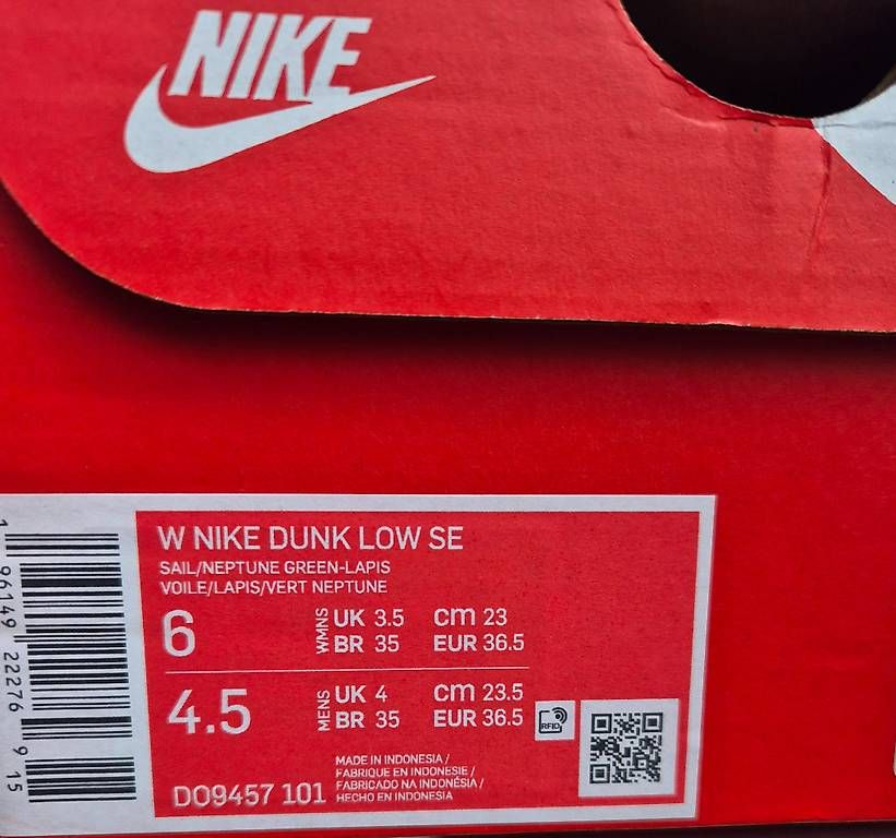 Nike Chaussures hommes: Nike Dunk low SE85 Neptune Green – Neuf avec emballage d'origine à St-Légier-Chiésaz par Lnomade 1