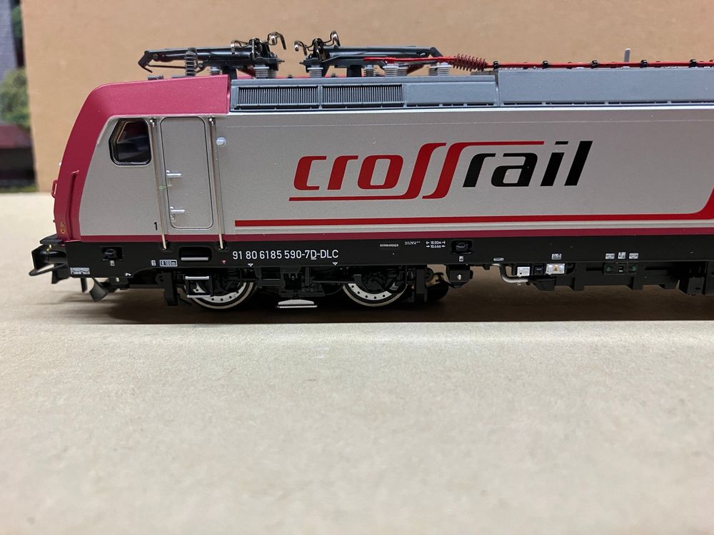 Roco 68510 E-lok Baureihe 185 590-7 der Crossrail, H0 WS Dig (Gebraucht ...